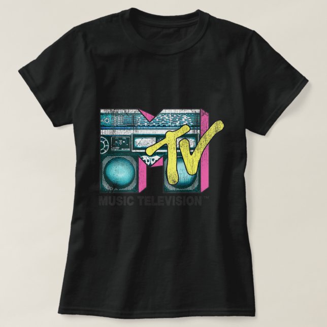 MTV Disted Boombox.png T Shirt (Design framsida)