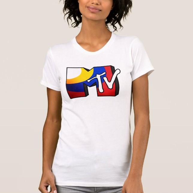 MTV Kvinnors T-Shirt White (Framsida)
