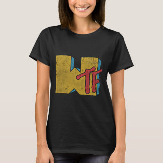 Mtv Logotyp WTF Distress Stil T Shirt