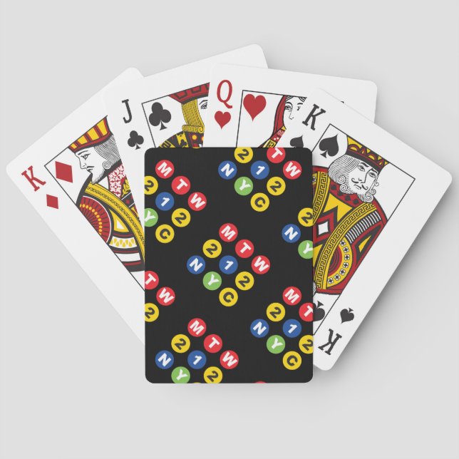MTW-logotyp Casinokort (Baksidan)