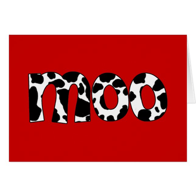 Mu Hälsningskort (Framsidan Horizontal)