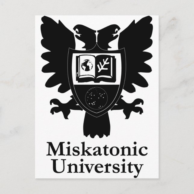 MU-Heraldic-Vapensköld-zazzle Vykort (Framsida)