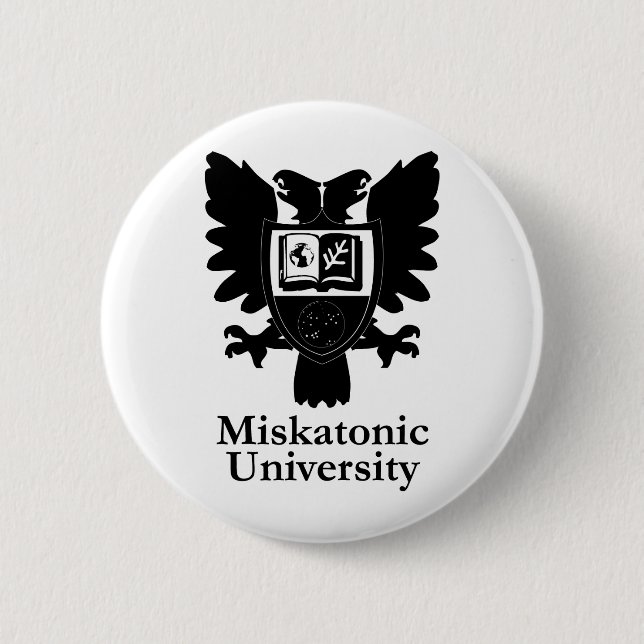 MU-Heraldisk-Vapensköld-zazzle Knapp (Framsida)