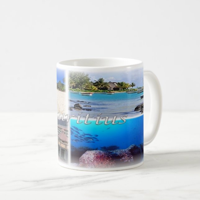 MU Mauritius - Kaffemugg (Framsida höger)