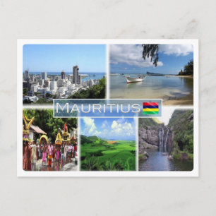 MU Mauritius - Vykort