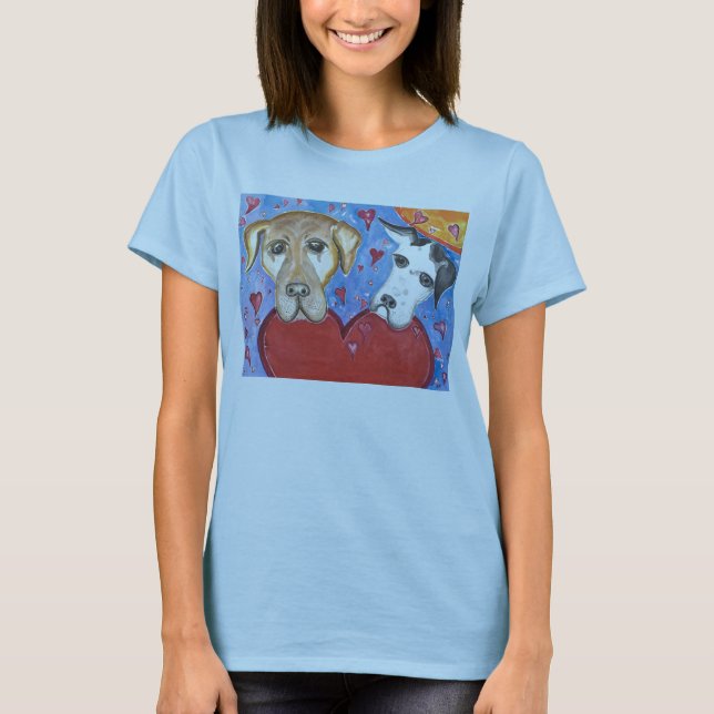 Mu och Charlie sten T-shirt (Framsida)
