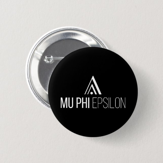 Mu Phi Epsilon-logotyp Knapp (Framsida & baksida)