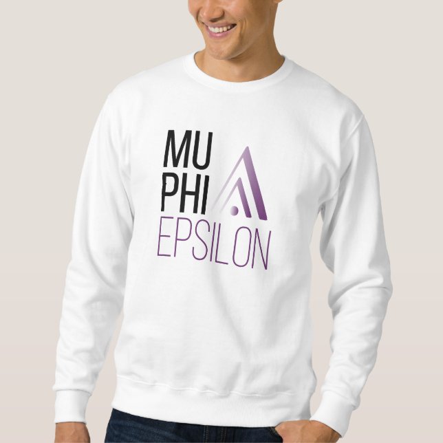 Mu Phi Epsilon-logotyp Lång Ärmad Tröja (Framsida)