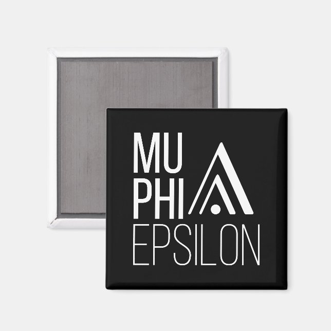 Mu Phi Epsilon-logotyp Magnet (Front/Back)