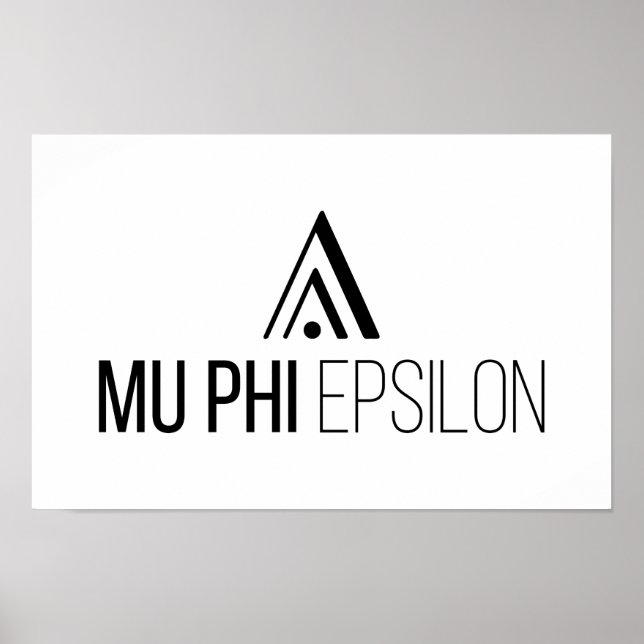 Mu Phi Epsilon-logotyp Poster (Framsidan)