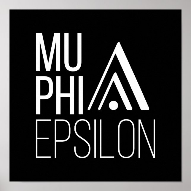 Mu Phi Epsilon-logotyp Poster (Framsidan)