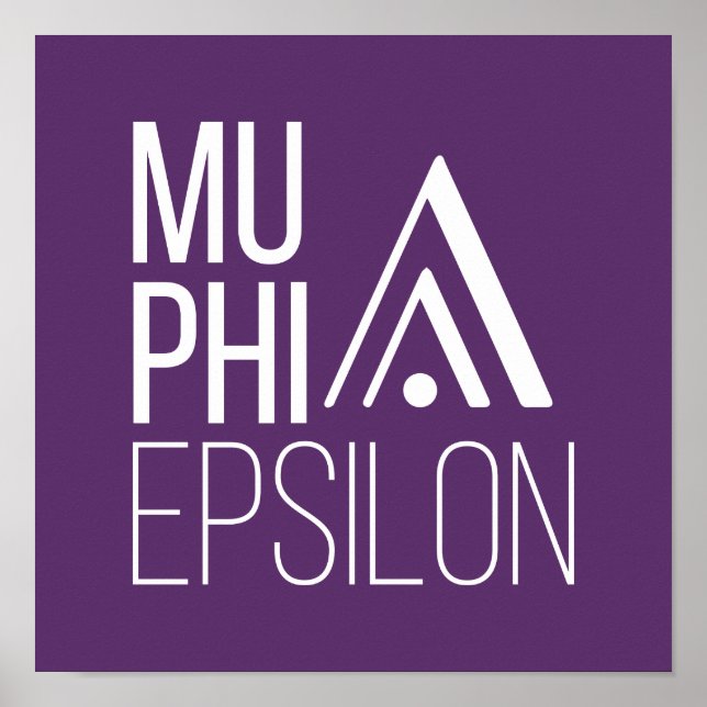 Mu Phi Epsilon-logotyp Poster (Framsidan)