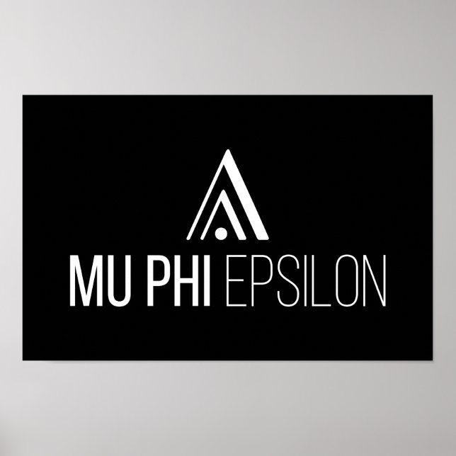 Mu Phi Epsilon-logotyp Poster (Framsidan)