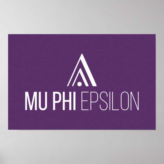 Mu Phi Epsilon-logotyp Poster (Framsidan)