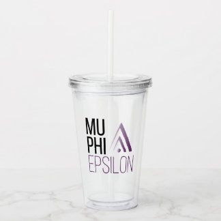 Mu Phi Epsilon-logotyp Take Away Mugg