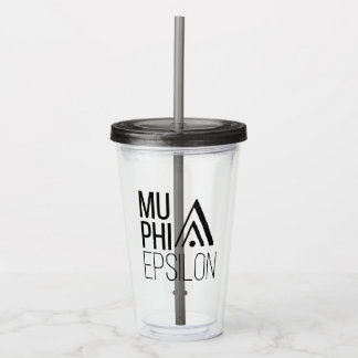 Mu Phi Epsilon-logotyp Take Away Mugg