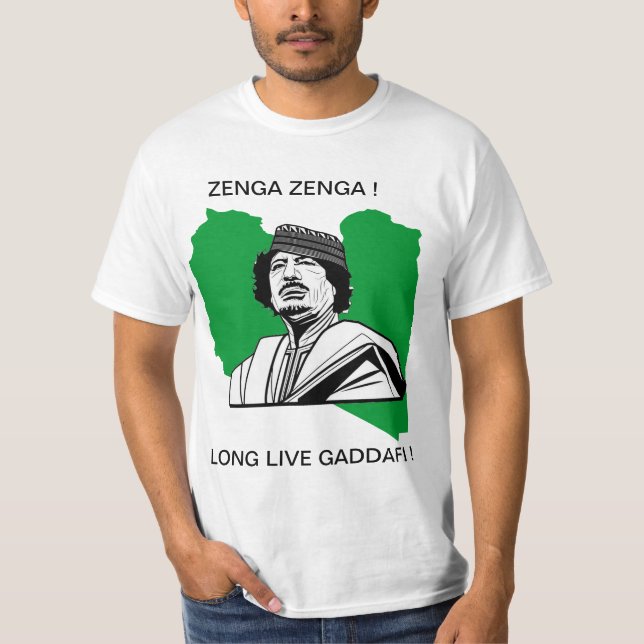 Muammer Gaddafi T-shirt (Framsida)