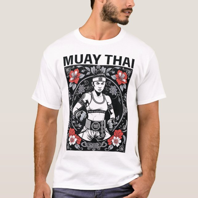 Muay Thai 6 T Shirt (Framsida)