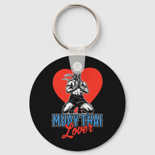 Muay Thai-älskare Hobbyboxning Kampsport Fighter Nyckelring