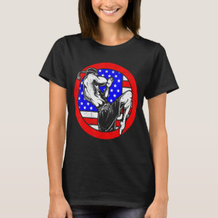 Muay Thai American Usa Kickboxer T Shirt