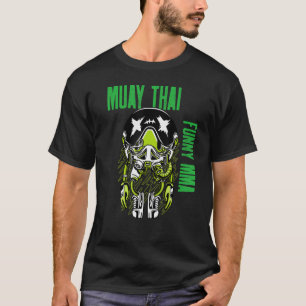 Muay Thai Big Head Alien, Mma, Striking, Jiu Jitsu T Shirt