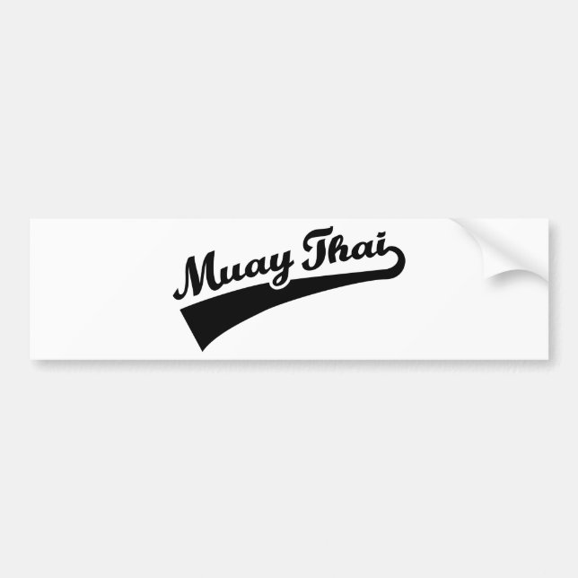 Muay Thai Bildekal (Framsidan)