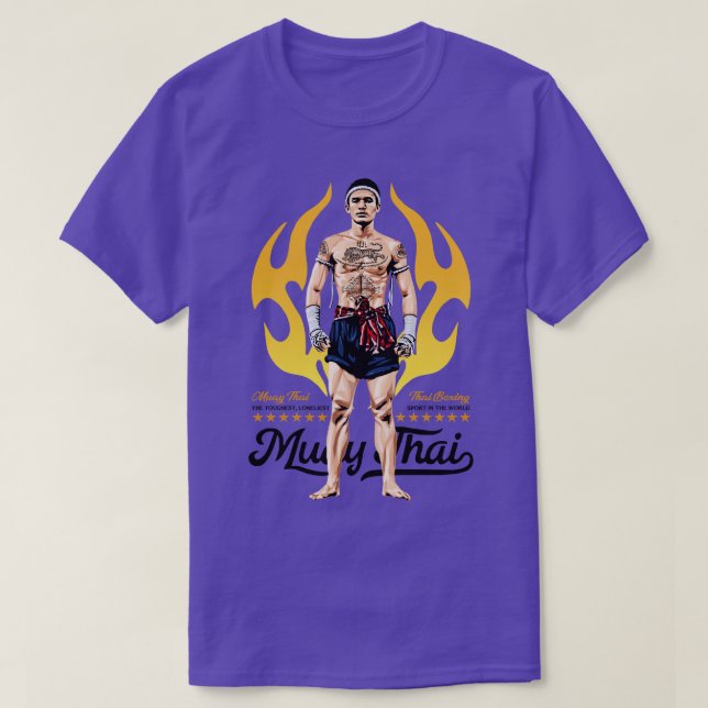 Muay Thai Boran 2 T Shirt (Design framsida)