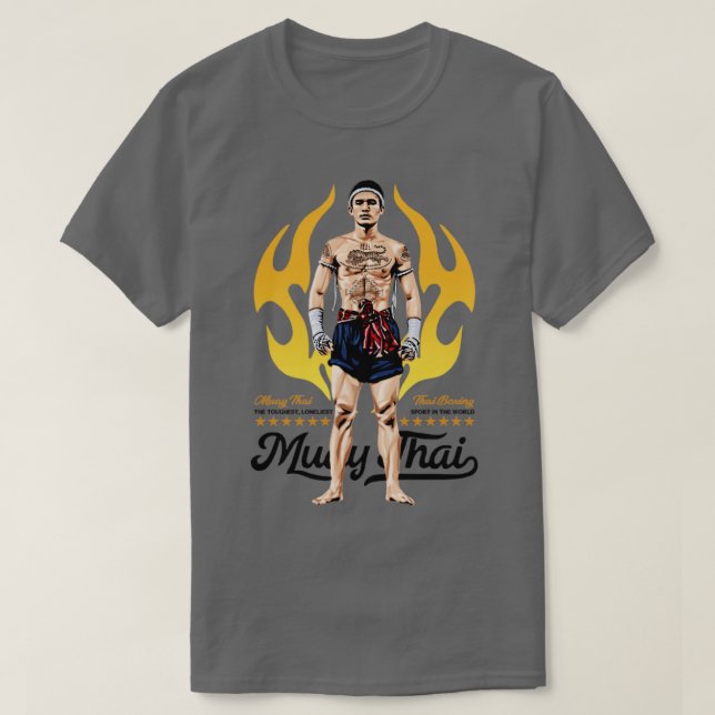 Muay Thai Boran T Shirt (Design framsida)