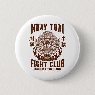 Muay Thai Boxing Älskare Boxing Boxer Muay Thai Fi Knapp