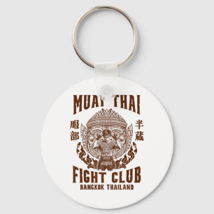Muay Thai Boxing Älskare Boxing Boxer Muay Thai Fi Nyckelring