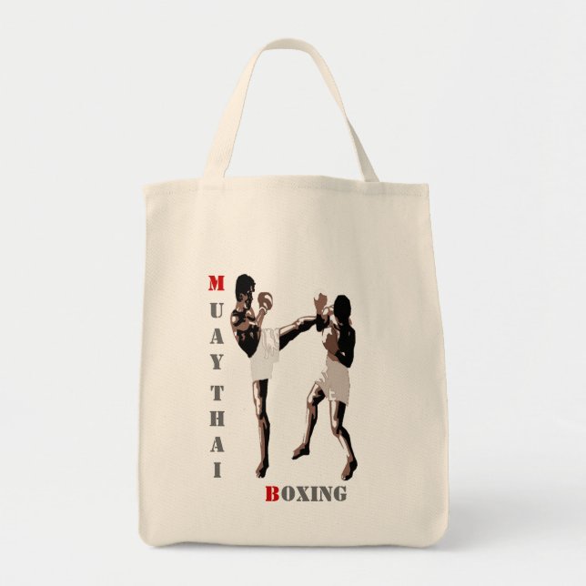 Muay Thai Boxing Bag Tygkasse (Framsidan)