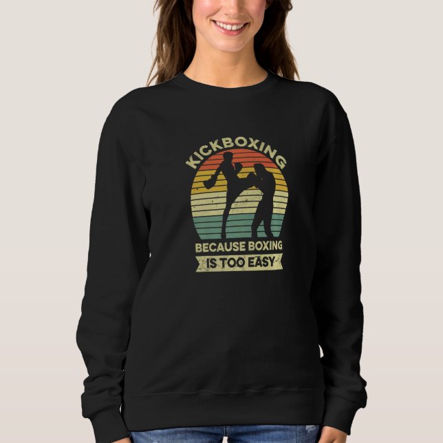 Muay Thai Boxing for a Kickboxing Trainer T Shirt (Framsida)