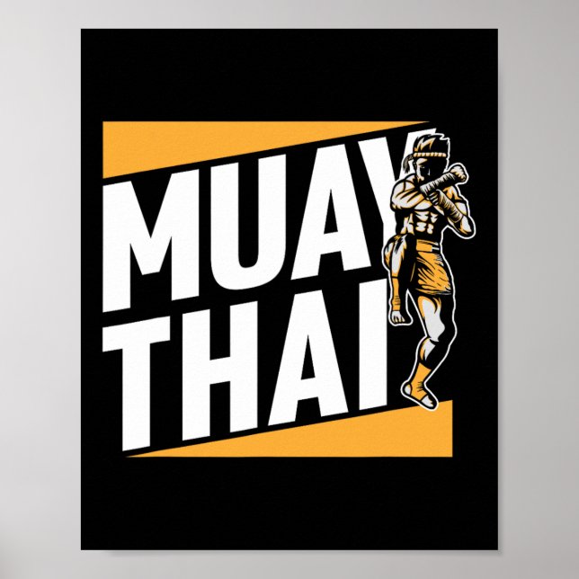 Muay Thai Boxing Hob Poster (Framsidan)