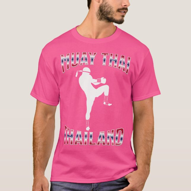 Muay Thai Boxing Muay Thai Fighter Muay Thai Thail T Shirt (Framsida)
