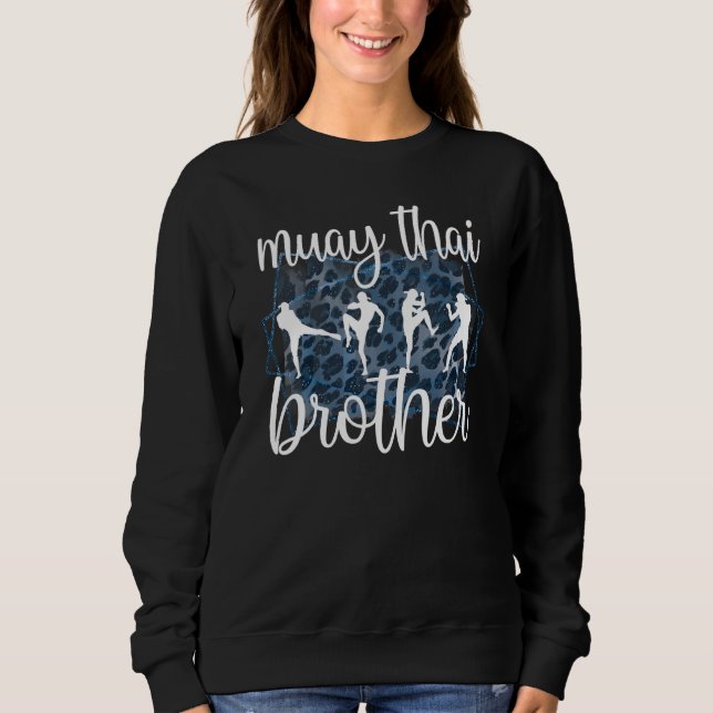 Muay Thai Brother Best Muay Thai Bro T Shirt (Framsida)