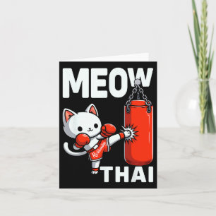 Muay Thai Cat Boxing Martial Arts Fighter Sport Cu Kort