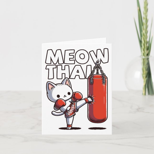 Muay Thai Cat Kort (Framsida)
