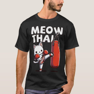 Muay Thai Cat Meow Thai T Shirt