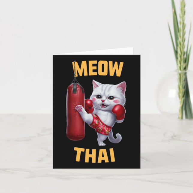Muay Thai Cat Meow Thai - Thai Boxing for Youth Kort (Framsida)