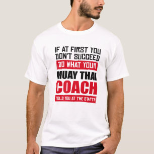 Muay Thai Coach Fighter Citote Funny Thailand Asie T Shirt