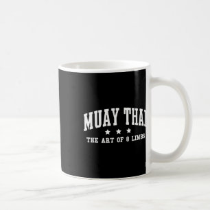 Muay Thai De 8 Extremiteternas Konst Muay Thai Kic Kaffemugg