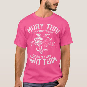 Muay Thai Dragon Thai Boxing and Kickboxing T Shirt