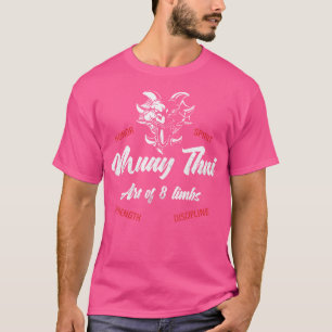 Muay Thai Dragon Thai Boxing and Kickboxing T Shirt