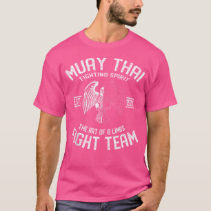Muay Thai Eagle Fight Team Nak Muay Kickboxing T Shirt