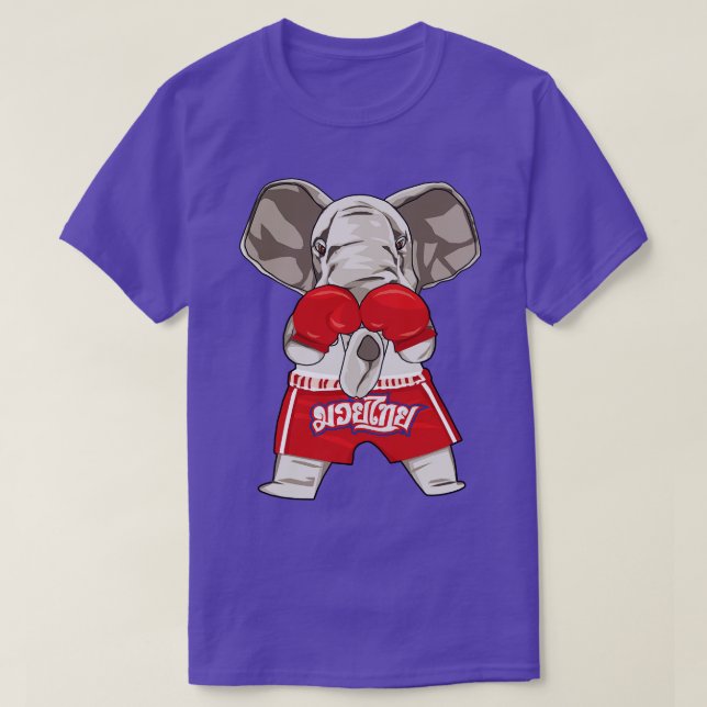 Muay Thai Elephant T Shirt (Design framsida)