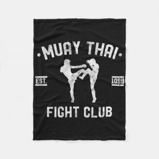Muay Thai Fight Club Kickboxing Fighters Gift - W  Fleecefilt