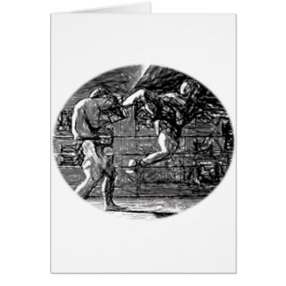 Muay Thai, Fight, Thai-Boxing Hälsningskort