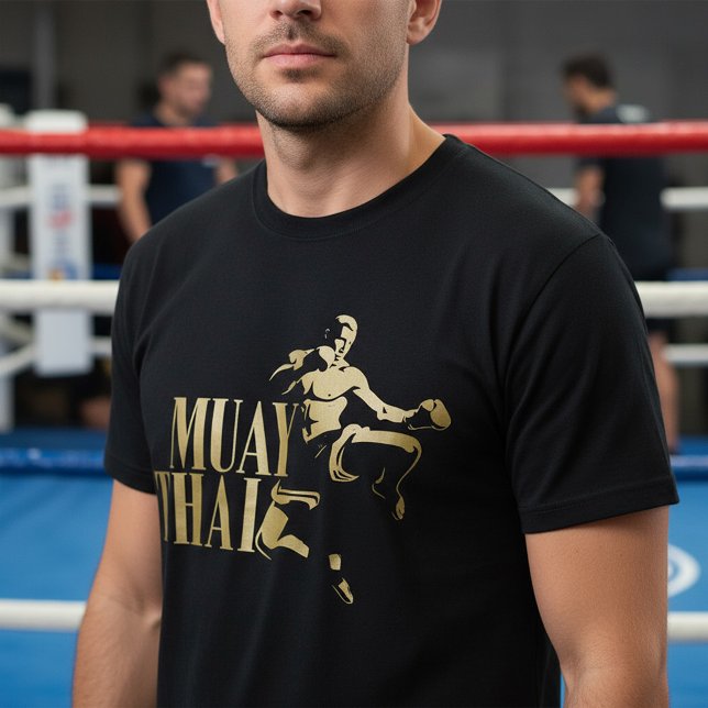 Muay Thai Fighter – Golden Strike T Shirt (Skapare uppladdad)