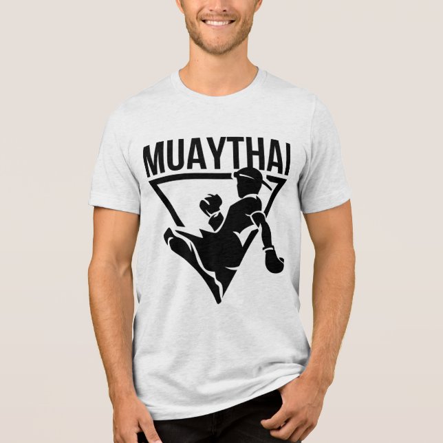 Muay Thai fighter Gym T Shirt (Framsida)