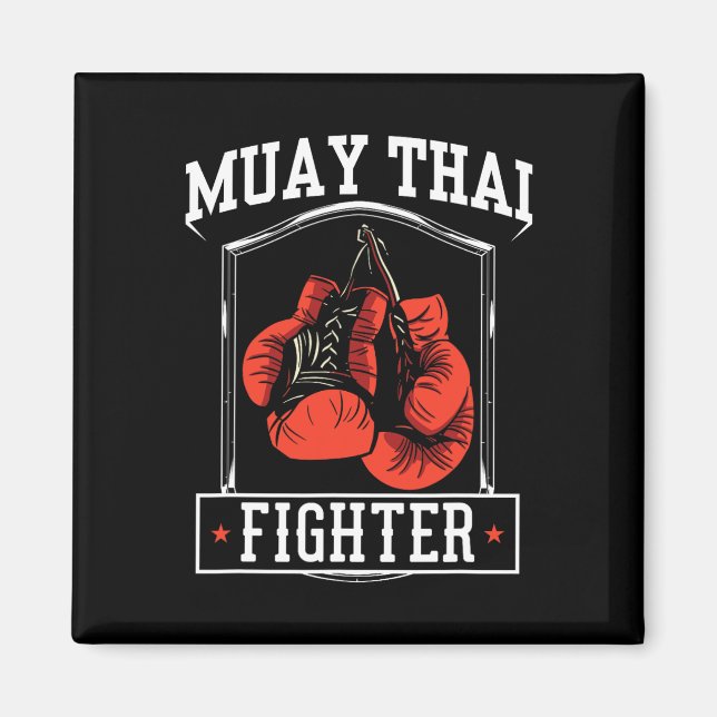 Muay Thai Fighter Hob1 Magnet (Framsidan)